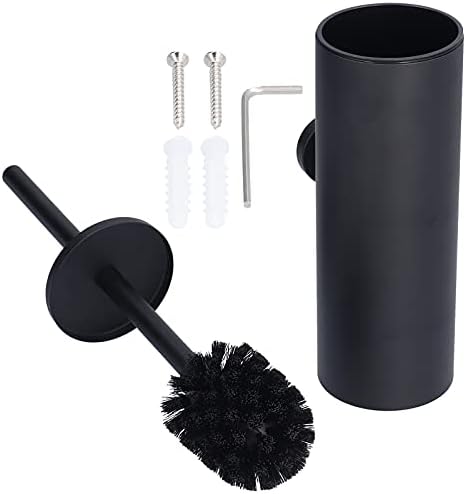 Escova de vaso sanitário com suporte, escova de vaso sanitário de aço inoxidável