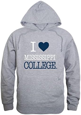 W Republic I Love Mississippi College Choctaws Fleece Hoodie Sweweweadtshirts
