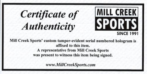 Christine Michael Michael autografou o Logo White Football Seattle Seahawks MCS Holo Stock 81971 - Bolsas de futebol autografadas