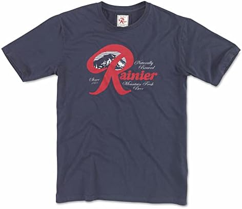 Rainier naturalmente fabricou camiseta clássica de logotipo