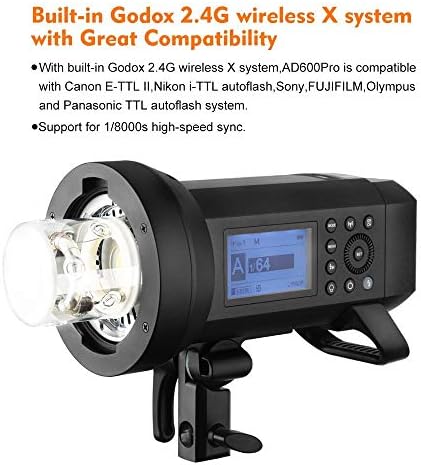 Godox ad400pro Outdoor Flash com Godox x2t-o 2.4g sem fio flash gatilho transmissor compatível com a câmera Olympus
