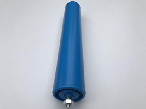 Rollers transportadores Rollers de rolos de plástico diâmetro 50 mm com eixo para transportador de gravidade
