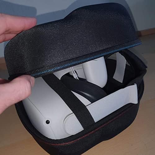Carregar estojo para Oculus Quest / Oculus Quest 2 fone de ouvido e acessórios de controladores protetores | Tiras de junta