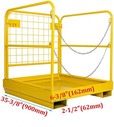 EcoTric 36x36 Forklift Cage Work Plata