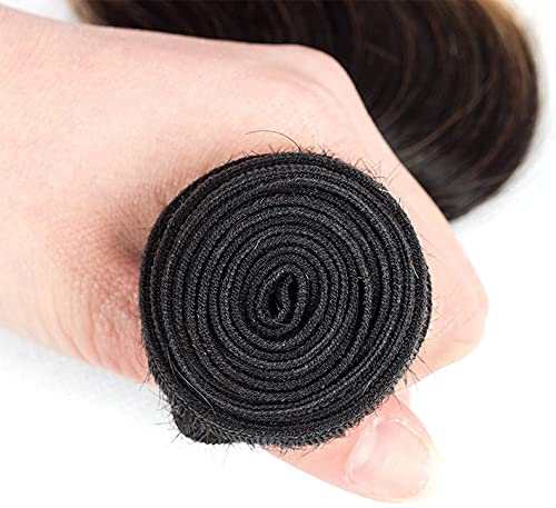 1b27 pacote de cabelo humano onda corporal weaves de cabelo brasileiro para mulheres 3 pacotes ombre preto para mel