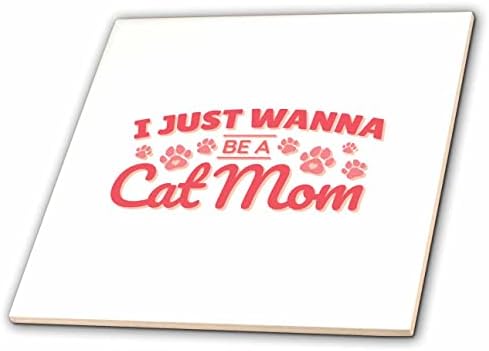 3drose Cassie Peters Cats - Eu só quero ser uma mãe gato - azulejos