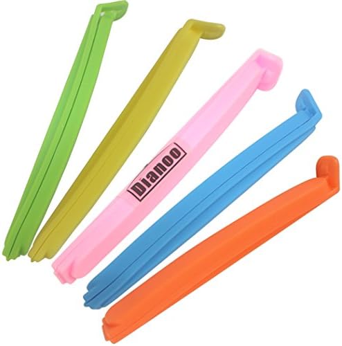 DIANOO 20PCS CLIPES DE SEAÇÃO DE CONURTÁRIOS PARA COZINHA, CLIPES DE SACO DE SALA DE SEAL, 11,5 cm