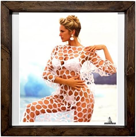 Ashely Richardson - uma bela impressão com moldura de madeira FCA fcag6755, fundo branco, 12x12