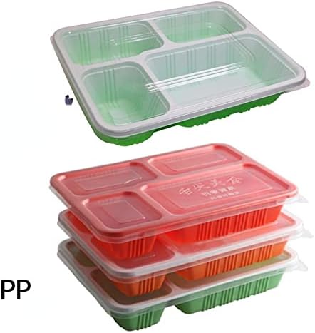 100 Lunchar de plástico descartável de mesa de mesa para lancheira fast food lancheira compactada lanchone