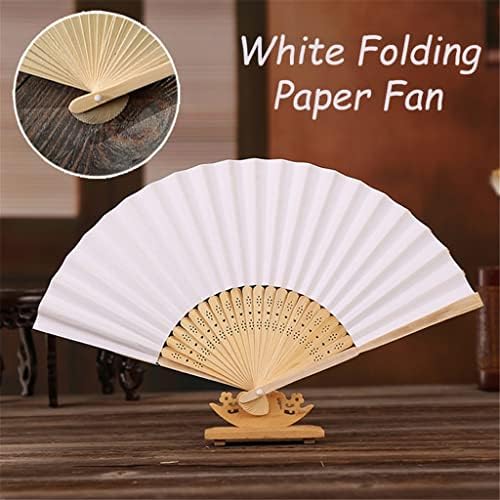 Slynsw 1pc 7 polegadas pintadas de papel dobrável de papel de mão portátil para festa de casamento portátil Fã de Fã Presentes de Estilo Chinês Decoração Vintage