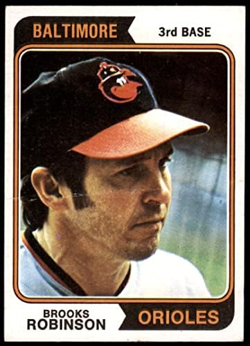 1974 Topps # 160 Brooks Robinson Baltimore Orioles Good Orioles
