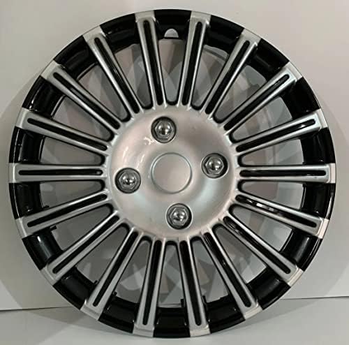 Conjunto de Copri de tampa de 4 rodas de 4 polegadas de 14 polegadas Black-Black Snap-On Fits Toyota Camry