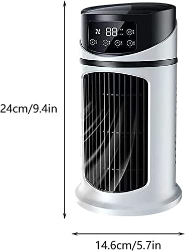 Ventilador de refrigeração ventilador de ar resfriador portátil para quarto de casa, pequeno mini -ar condicionado pessoal, ventilador de desktop usu, ventilador de resfriamento de desktop para.