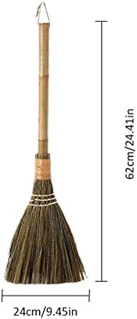 N/A Handmade Straw Straw Horsetail Broom Cleaning Limpador Duster Handelidade única Ferramentas de limpeza duráveis