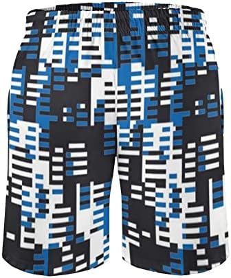 NQYIOS Big e alto mass nado Trunks boxer breve ternos de banho seco rápido de verão moda de moda havaiana roupas de banho de banho de banho