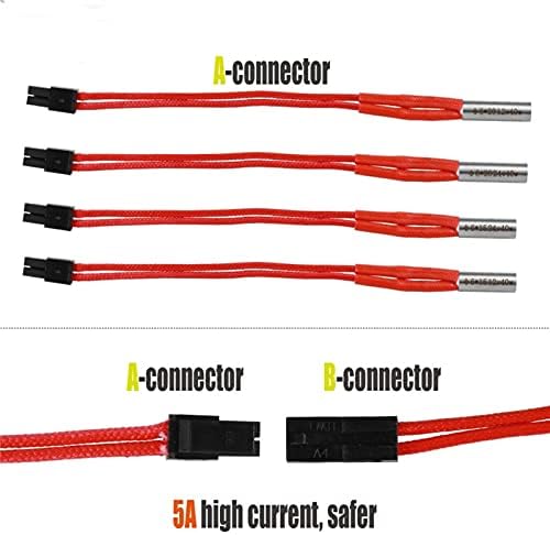 Impressora 3D Jinxius 615/20/30mm 12V/24V 40W Substitua o cartucho do aquecedor compatível com o Sidewinder X1 SW-1