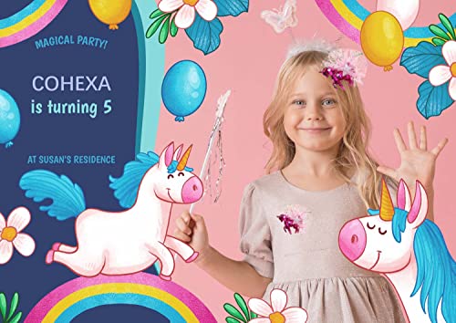 3 Clipes de cabelo para crianças para crianças Festas de figurino Clea Unicorn Clips para meninas, brilho e lindo!