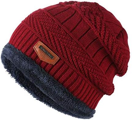 Cores de malha de contraste de inverno para homens homens de moda quente chapéus de lã de beisebol bonés e chapéus