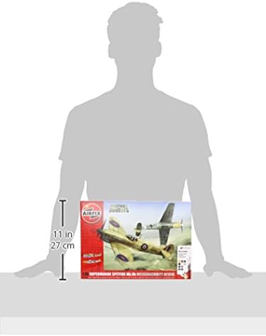 Airfix 1:48 Supermarine Spitfire Mk.vb/Messerschmitt BF109E Conjunto de presentes