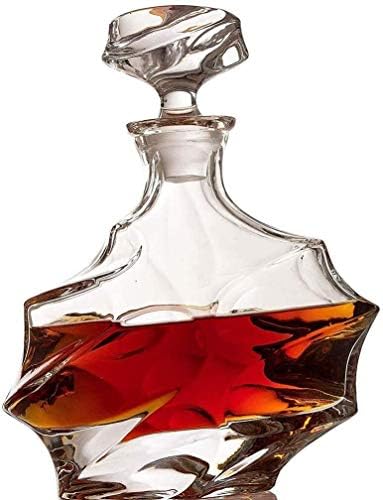 Decanter de uísque Conjunto elegante de lava-louças Bourbon Decanter de vidro de vidro de vidro de vidro Bourbon Ultra-Clarity, decantador