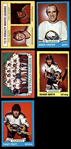 1973-74 Topps Buffalo Sabres perto da equipe definida Buffalo Sabres VG/Ex Sabres