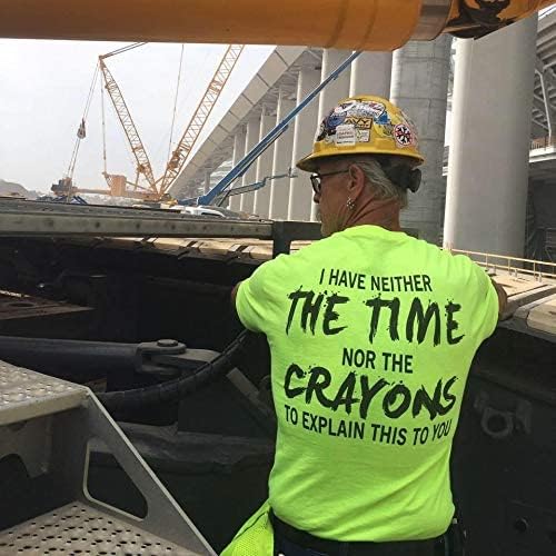 Especialista de cano - camada de cachimbo- oi vist Segurança Amarelo engraçado camisa de trabalho de construção