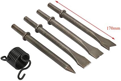 Junte -se a Ware 1/4 190mm Profissional Handheld Pneumatic Tool Hammer Baixa vibração com formões