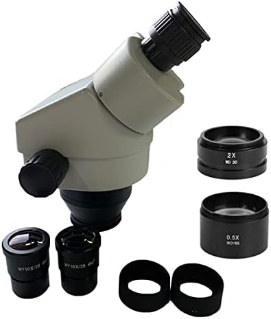 Kit de acessórios para microscópio para adultos 3,5x-180x microscópio binocular portátil portátil Microscópio estéreo consumíveis