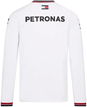 Mercedes AMG Petronas Fórmula 1 Team - Mercadoria Oficial de Fórmula 1 - 2022 Team T -shirt de manga longa