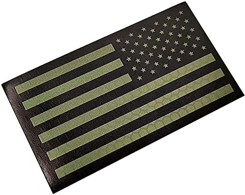 2 Pacote Tactical EUA American Flag US Estados Unidos da América Militar Militar Badge Infravermelho Ir Reflexivo Patches Nacional Uniforme Patch Apliques Aplique para casaco Capata