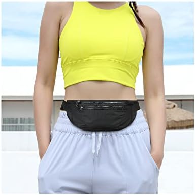 Wameda Slim Running Caist Pack para administrar a fitness de fitness esportiva e feminina Fashion Fanny Bag ， Pequeno cinto