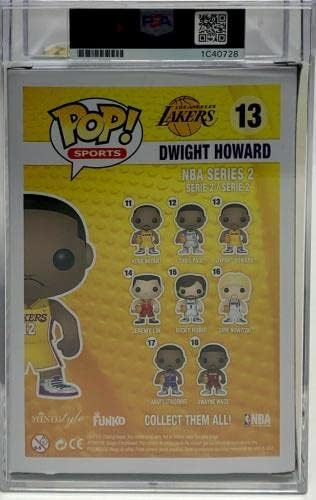 Dwight Howard assinou o Lakers Funko POP PSA Slabbed PSA 1C40728 - Figuras autografadas da NBA
