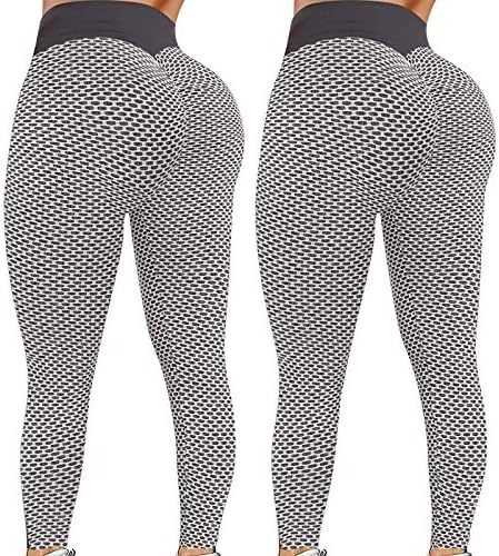 2pc Lifting Butt Anti Cellulite Leggings Para mulheres com cintura alta ioga Ponta de treino Controle de fitness Sport Sport