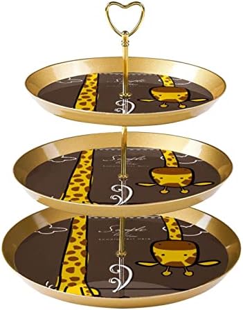 Torre de exibição de cupcakes de 3 camadas, torre de exibição de cupcakes de pastelaria, torre de sobremesa que serve a