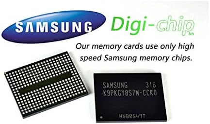 DIGI-CHIP 64GB Micro-SD CARTÃO DE MEMÓRIA UHS-1 Classe 10. Feito com chips de memória de alta velocidade da Samsung.