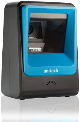 Unitech America TS100 2D Apresentação sem-livre Scanner de código de barras, leitor de código de barras de mesa com fio USB omnidirecional