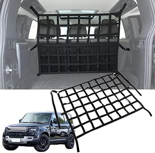 Carro de porta-malas de porta-malas de segurança de cães de segurança de cães de segurança de carros internos acessórios para o Land Rover Defender 110 2020-2021