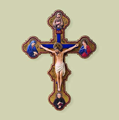 Joseph's Studio by Roman - coleção, 14,5 h misericordia crucifix, feita de resina, alto nível de artesanato e atenção aos detalhes, durável e duradouro