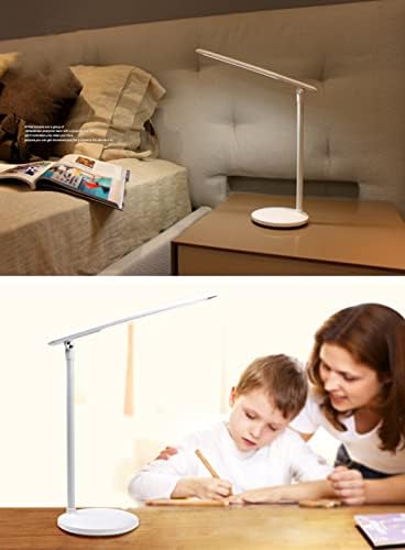 Controle de toque de lâmpada de mesa de mesa meichoon com 3 níveis de brilho.