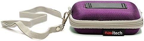 Navitech Purple Hard Protective Watch/pulseira Case compatível com a resina de quartzo do Timex 'Ironman Rugged 30 neon'