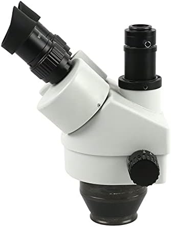 Wenlii Industrial Trinocular Estéreo Microscópio Gréia do Zoom Contínuo 7x - 45x Para Reparas de PCB de telefone de laboratório Solda
