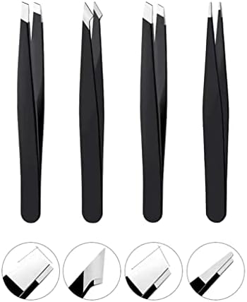 Equipe de aço inoxidável Clksz Tweezers Professional Lash Extension Hair Braw Remover suprimentos