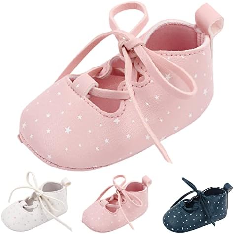 Sapatos recém -nascidos na primavera e verão crianças bebê sapatos de criança meninas sapatos princesas sapatos de cor estrela