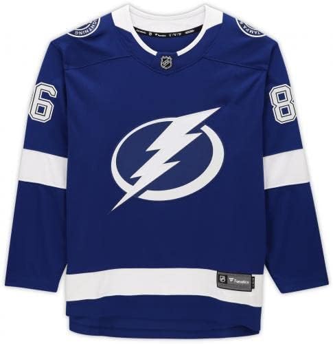 Emoldurado Nikita Kucherov Tampa Bay Lightning Autographed Blue Fanatics Breakaway Jersey - Jerseys autografados da NHL