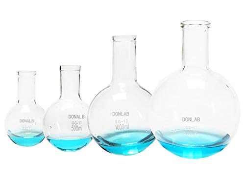 DONLAB CFC-020L Borossilicate Glass 20000ml/20l Gestão de fervura curta de pescoço de fundo redonda