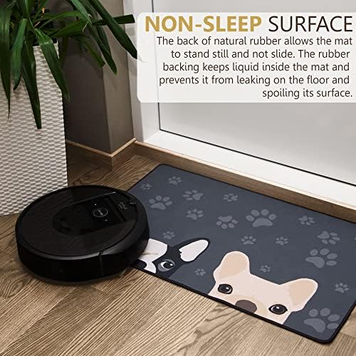 Linka home cão porta tapete interno pug capuz de 29,5 ”x17,8”