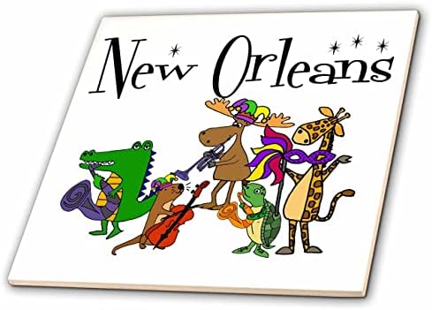 3drose legal divertido Nova Orleans e máscaras de festas MARDI GRAS ANIMENTOS DE VIAGENS - TELES