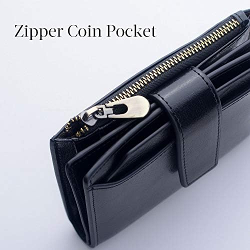 Pequena de couro feminino bloqueio de bloqueio de zíper com zíper de bolso de bolso de bolso de cartão de crédito slots de