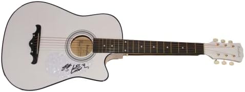 Preston Brust & Chris Lucas - Locash Cowboys - Autógrafo Autografado em tamanho grande violão com James Spence Authentication