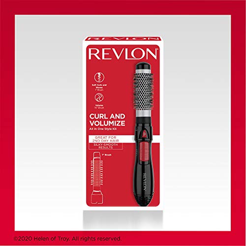 Kit de ar quente de estilo all-in-one da Revlon | Enrolar e volumizar cabelos, acabamento no estilo salão